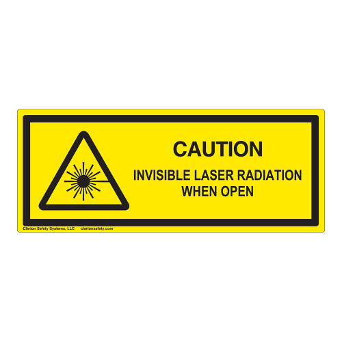 Caution/Invisible Laser Radiation Class 1Label (IEC-6003-E95-)