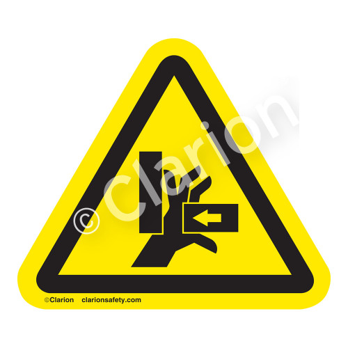 Hand Crush/Force From Right Label (IS1042-)