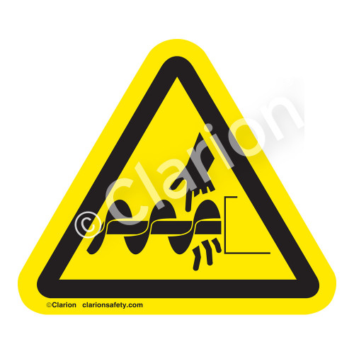 Cutting of Fingers Or Hand/Auger Label (IS1050-)