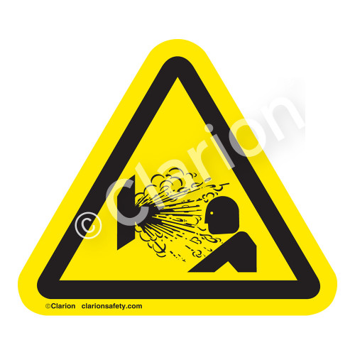 Explosion/Release of Pressure Label (IS4019-)