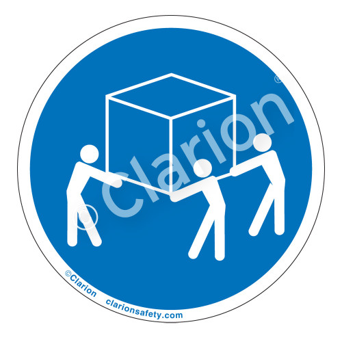 Use Three Person Lift Label (IS5132-)
