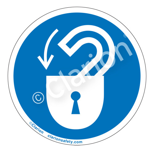 Insert Safety Lock Label (IS6013-)