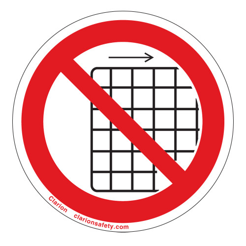 Do Not Operate With Guard Removed Label (IS6060-)