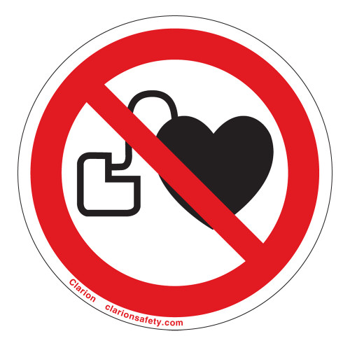 No Pacemakers Label (IS6063-)