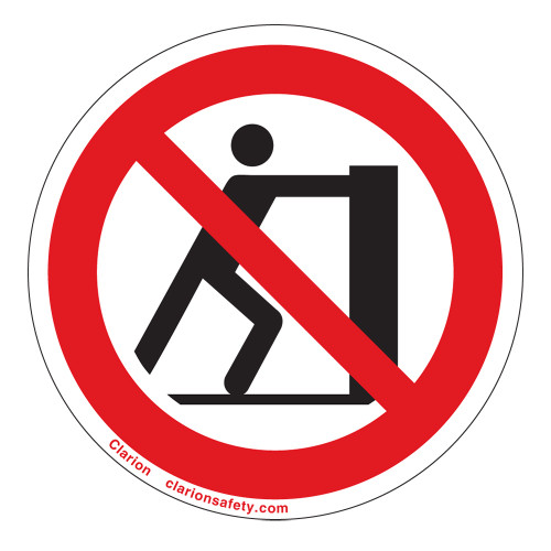 Do Not Push Label (IS6066-)