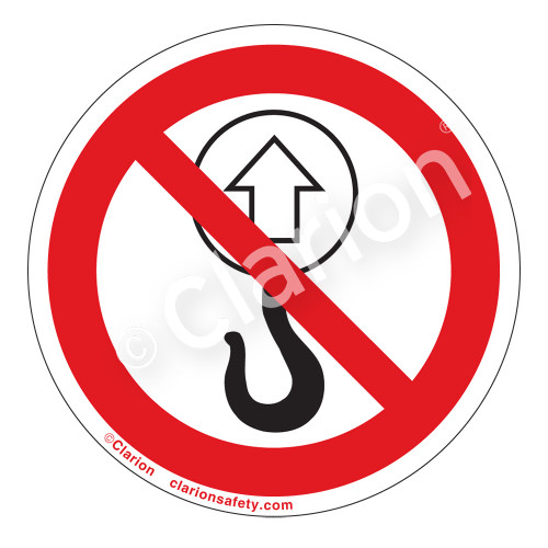 Do Not Lift With Hook/No Lift Point Label (IS6070-)