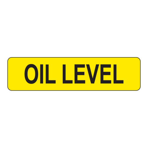 Oil Level Label (OILL-)