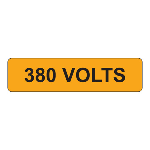380 Volts Label (V380-)