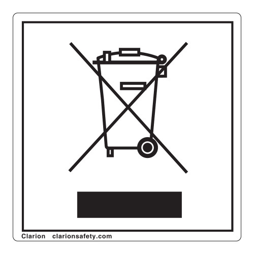 No Waste Label (WEEE-)