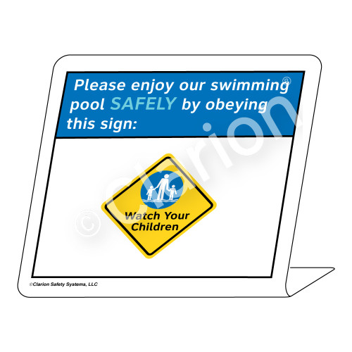 Placard/Watch Your Children Sign (WSS1702-35g-e) )