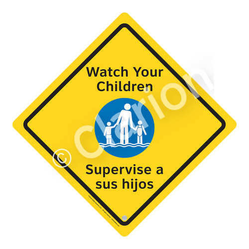 Watch Your Children Sign (WSS2102-02b-esm) )