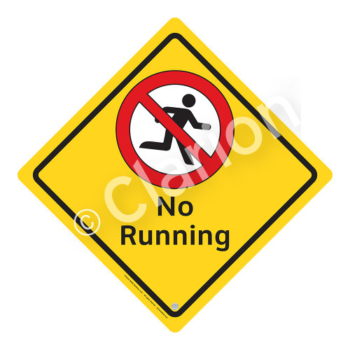 No Running Sign (WSS2107-02a-e) )