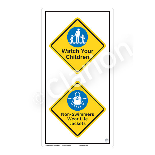 Watch Your Children Sign (WSS2213-50b-e) )
