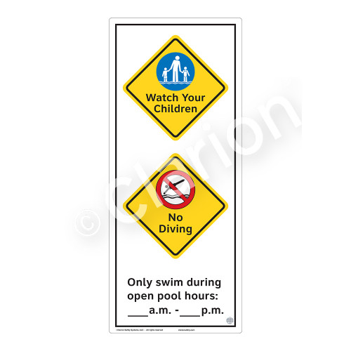Watch Your Children Sign (WSS2261-52b-e) )