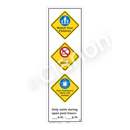 Watch Your Children Sign (WSS2369-56b-e) )