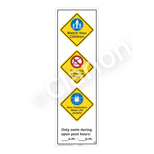 Watch Your Children Sign (WSS2371-56b-e) )