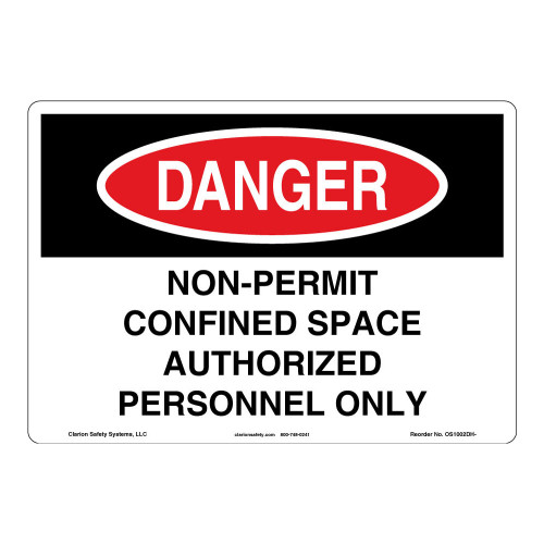 Danger/Non-Permit Sign (OS1002DH-)