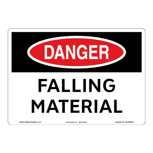 Danger/Falling Material Sign (OS1069DH-)