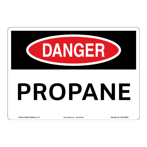 Danger/Propane Sign (OS1105DH-)