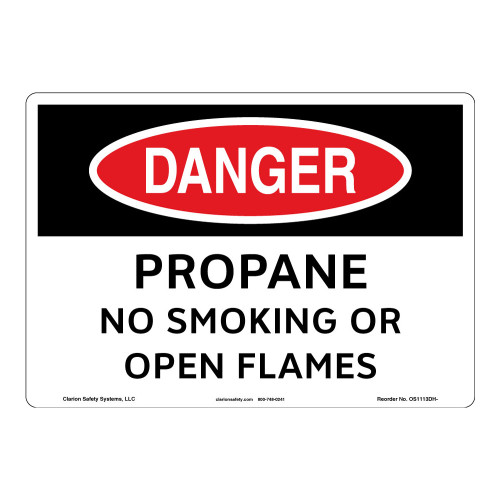 Danger/Propane Sign (OS1113DH-)