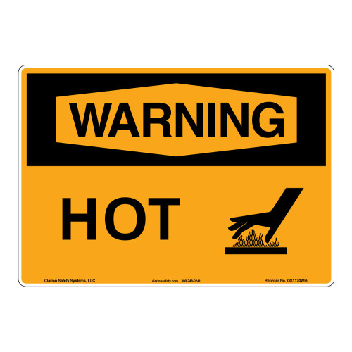 Warning/Hot Sign (OS1170WH-)