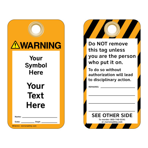Custom Warning Tag