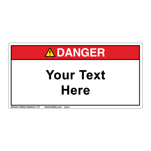 Custom Danger Label