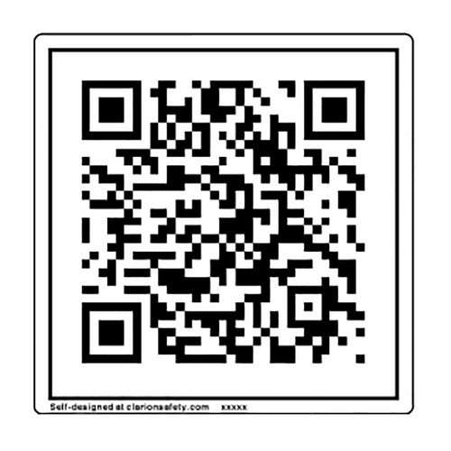 Custom QR Code Label - Code Only