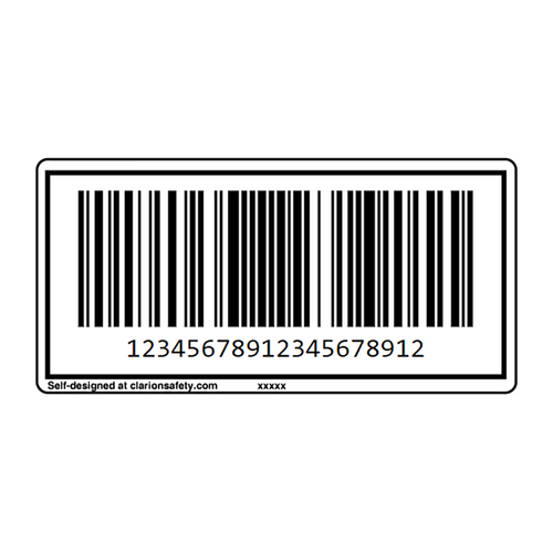 Custom CODE128 Barcode Label