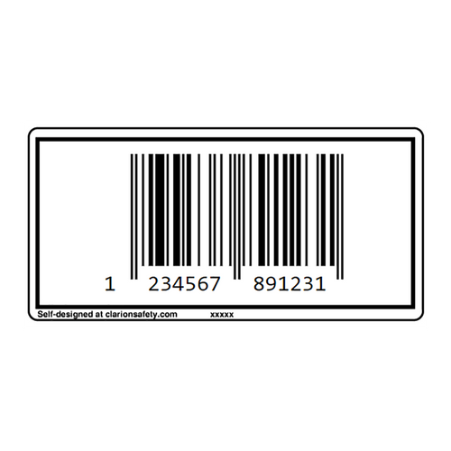 Custom EAN-13 Barcode Label