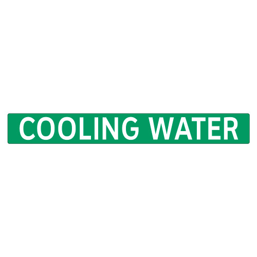 COOLING WATER Pipe Marker (PS-PB4G)