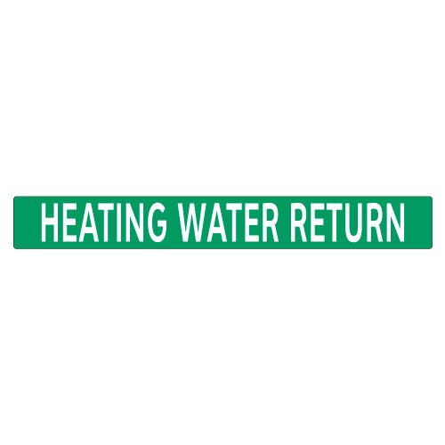 HEATING WATER RETURN Pipe Marker (PS-PD1G)