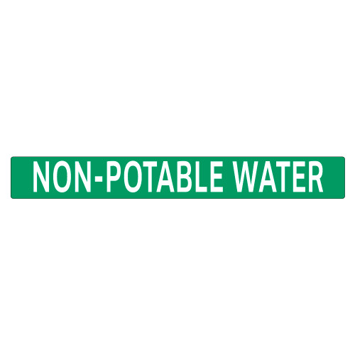 NON-POTABLE WATER Pipe Marker (PS-PE4G)