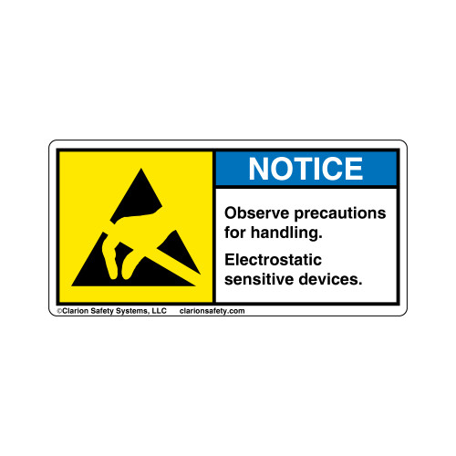 Notice/Observe Precautions (8550-11NHPL)