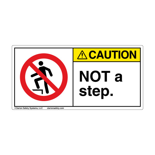 Caution/Not A Step (H5080-470CH)