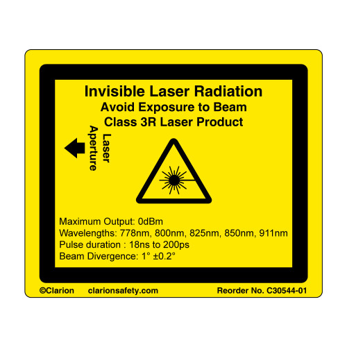 Invisible Laser Class 3R (C30544-01)
