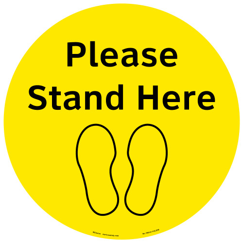 Please Stand Here (FM101-BALD38)