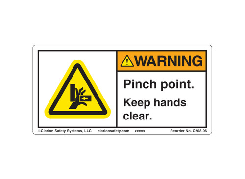 Warning/Pinch Point (C208-06)