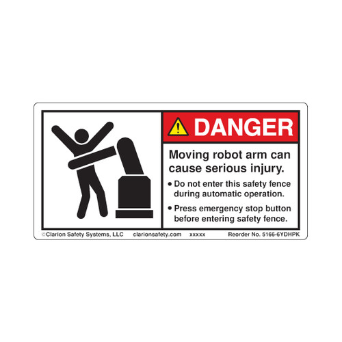 Danger/Moving Robot Arm ( 5166-6YDHPK)