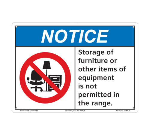 Notice/Storage of Furniture or Other Items (C27109-09)