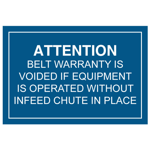  Attention/Belt Warranty (C17876-99)