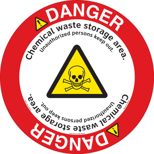 Danger/Chemical Storage Floor Marker (FM109-)