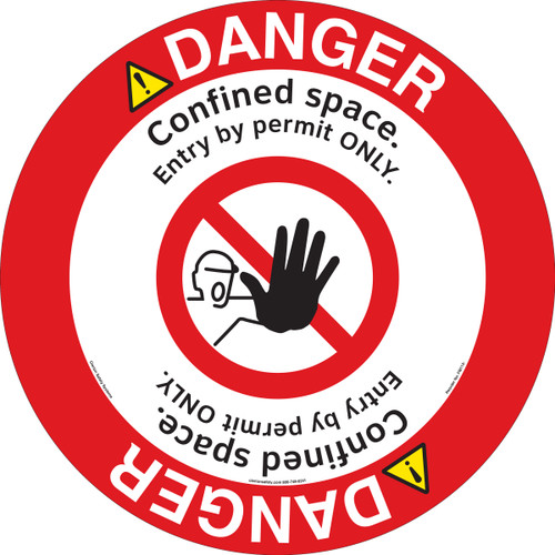 Danger/Confined Space Floor Marker (FM113-) 