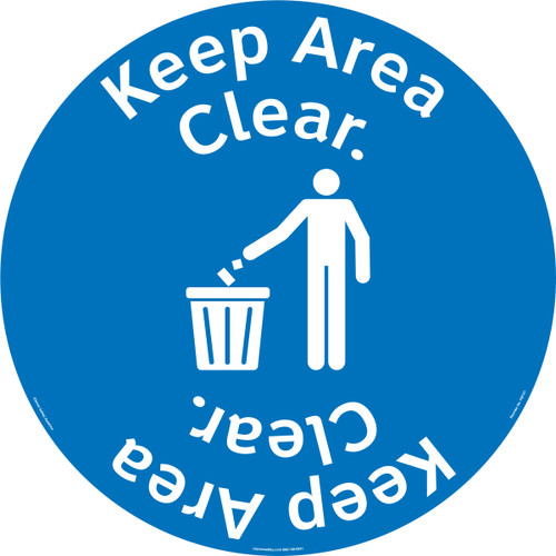 Keep Area Clear Floor Marker (FM157-)