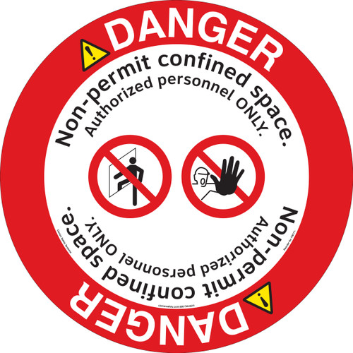 Danger/Non-Permit Floor Marker (FM171-) 