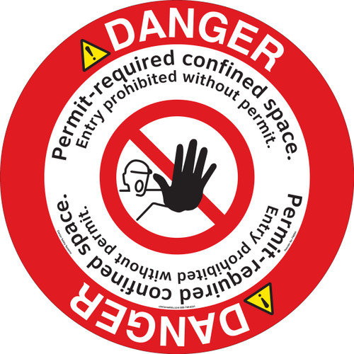 DANGER/Permit-required confined space (FM204-)