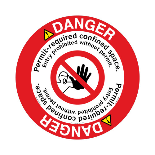 DANGER/Permit-required confined space (FM204-)