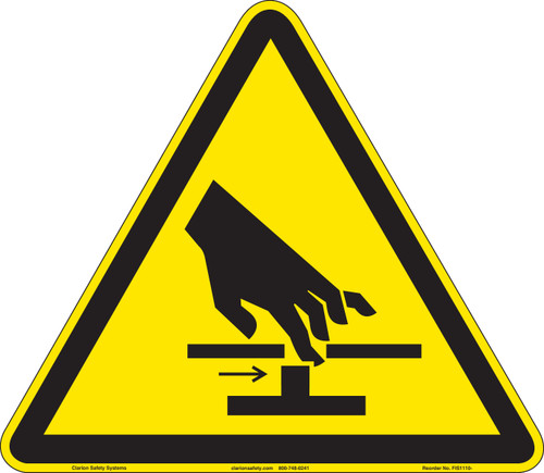 Hand Pinch/Moving Parts (FIS1110-)