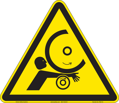 Arm or body entangle/rollers (FIS5119-)