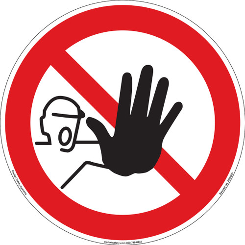 No Access For Unauthorized Persons (FIS6062-)